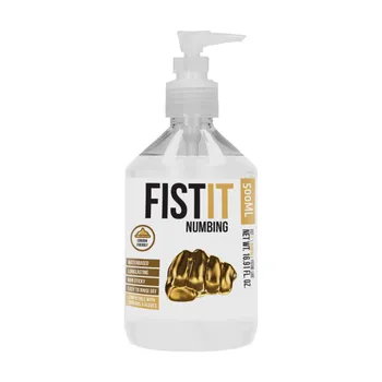 Lubrikační gel Shots Fist It Numbing Pump lubrikační gel na vodní bázi pro fisting 500 ml