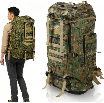 turistický batoh BATOH TAKTICKÝ HORSKÝ, VODĚODOLNÝ, 100 L