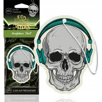 Vůně do auta Osvěžovač vzduchu Aroma Car muertos headphones skull