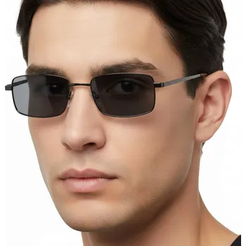 Brýle na čtení Fotochromatické brýle na čtení dioptrické OCELOVÉ FLEX černé +2.00