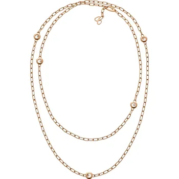 Náhrdelník Zlatý Náhrdelník Chopard Happy Diamonds 81A117-5001