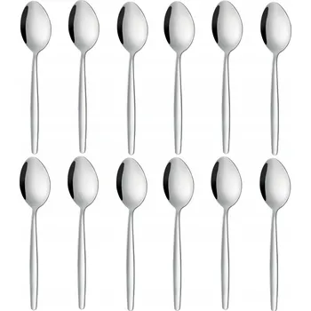 Příbor POLÉVKOVÁ LŽÍCE JÍDELNÍ PŘÍBOR OCELOVÝ GASTRONOMICKÝ SET 12 KS HENDI