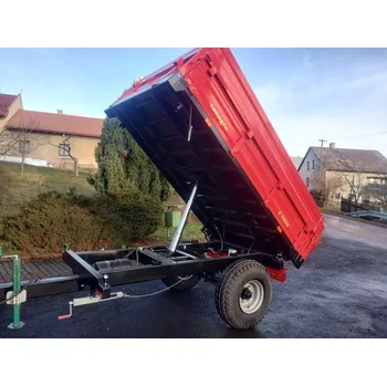 Tanagro Vlek Třístranně Sklopný, Nosnost 4000 Kilogramů, Rozměr Korby 300x190x40 Centimetrů