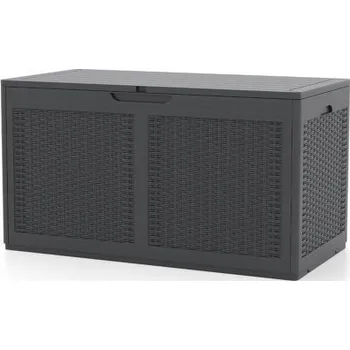 Zahradní stan Zahradní box NP12401GR na kolečkách, šedý - B COSTWAY