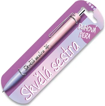 Nekupto Duhová propiska s potiskem - Skvělá sestra