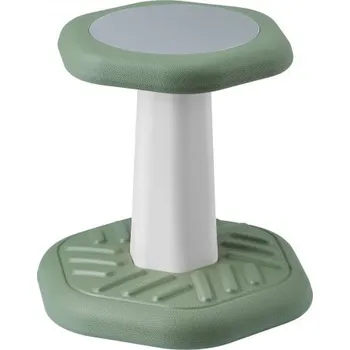 Jídelní židlička Dětská kyvadlová židlička Aktivní židlička s houbovým polštářem, kyvadlová stolička zlepšuje soustředění, držení těla a uklidňuje děti, ideální pro školy a předškolní zařízení, věk 3-7 let, zelená