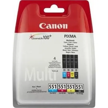 Tiskárna Canon CARTRIDGE CLI-571XL C/M/Y/BK PHOTO VALUE Multi-Pack pro PIXMA MG575x, MG6850x, MG775x, TS6052 (645 str.)