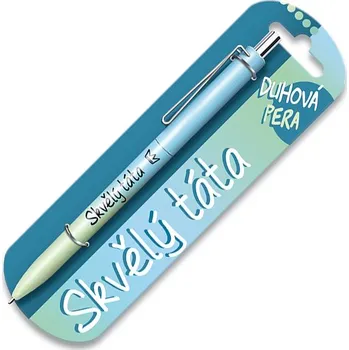Nekupto Duhová propiska s potiskem - Skvělý táta