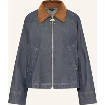 Barbour Dámská Bunda Freckleton V Džínovém Vzhledu, tmavě...