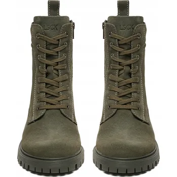 Dámská zimní obuv Lasocki dámské kotníkové boty zelené CEO-WI16-D-466-05