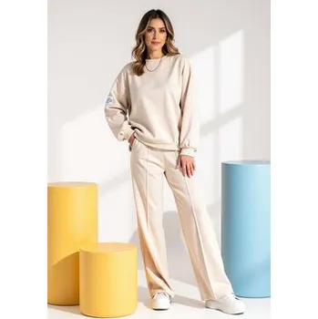 FIGL Tepláková souprava M1168 Béžová Regular Fit S_M