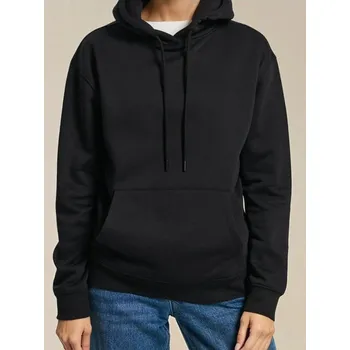 Dámské oblečení Sinsay - Mikina s&nbsp;kapucí - černá - 830EX-99X - 830EX-99X-XS