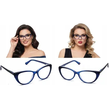 Dámské dioptrické brýle na čtení a k počítači s flexi stranicemi POUZDRO +2.00