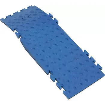 Nakládací rampa pro vozidlo Modrá plastová nájezdová rampa DEFENDER Ramp LINE - 80 x 25 cm