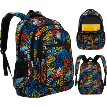 Školní batoh Školní batoh Peterson s více přihrádkami, vícebarevný, 23 l