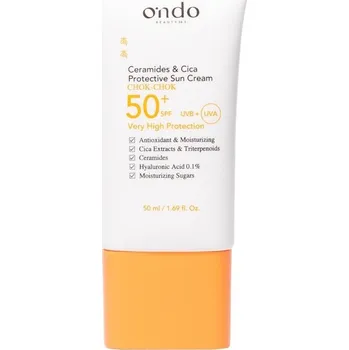 Opalování Ondo Beauty 36.5 CHOK-CHOK Ceramides & Cica Protective Sun Cream SPF 50+ - Opalovací krém s ceramidy 50 ml
