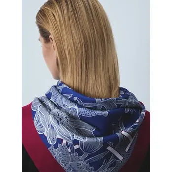 Šátek MARI PRETI Šátek Floral Garden Modrá OS