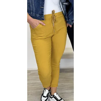 Dámské kalhoty Kalhoty do gumy Tenevi Barva: Žlutá, Velikost: UNI(S-XL)