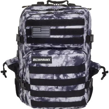 Sportovní taška ELITEX TRAINING Taktický batoh 25L 25 LITRŮ BÍLÁ|ČERNÁ|ŠEDÁ