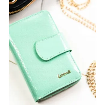 Peněženka Lorenti dámská peněženka z pravé kůže zelená