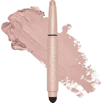 Oční stíny Palladio Beauty Group Oční stíny v tyčince MATNÁ RŮŽOVÁ 1,2 g - výrazné a dlouhotrvající pro jemný barevný nátěr nebo dramatický vzhled