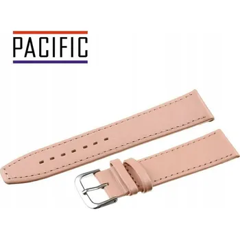 KOŽENÝ ŘEMÍNEK pacific 18MM RŮŽOVÝ dámský šitý + teleskop dárek