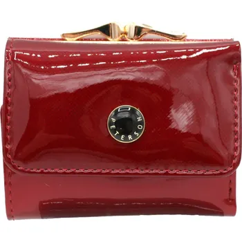 Luxusní dámská kožená peněženka Peterson Villia, červená
