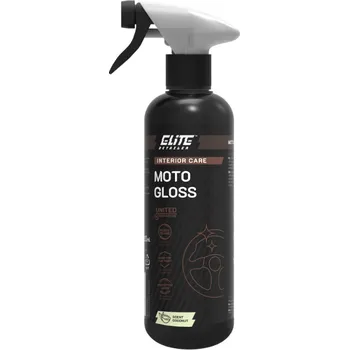 Moto Gloss - Ochrana pryžových a plastových prvků v motoru vozidla s vůní kokos - 500 ml