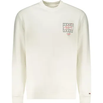Pánská mikina Tommy Jeans DM0DM22366 Pánská mikina bílá 2XL