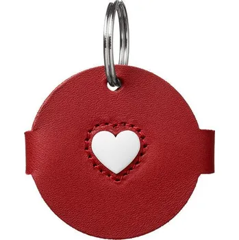 psí známka HUNTER LOVE pouzdro na známku - červená S Hunter