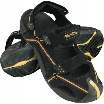 Pracovní obuv PÁNSKÉ SANDÁLY - REIS - BKSBREAK 39 ČERNO-ORANŽOVÉ