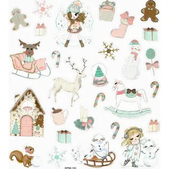 samolepka DP CRAFT Samolepky papírové DPNK-133 zima