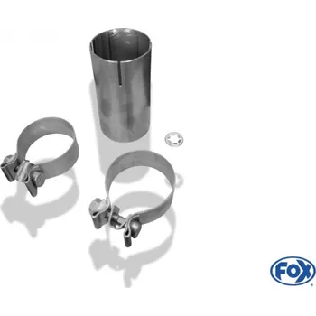 Tlumič výfuku Fox Sportauspuff náhrada středového tlumiče pro Audi TT FV3 s motorem 2.0