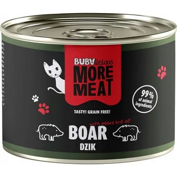 Krmivo pro kočku BUBAlicious Mono krmivo pro kočky krmivo 185 g BOAR 8770