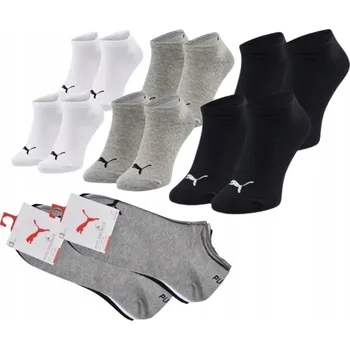 Dámské ponožky Dámské Kotníkové Ponožky PUMA pro mládež BALENÍ 6 KUSŮ 39/42