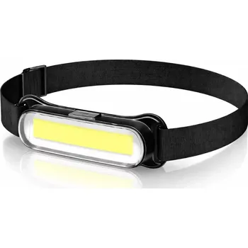 Čelovka Čelovka Nakida HL-5868, 1200 mAh, USB-C, černá (Ultralehká LED čelová svítilna s COB technologií a svítivostí pro široké okolí. Nabíjení přes moderní USB-C, vestavěná baterie 18650 s kapacitou 1200 mAh. Nabízí 3 režimy svícení (vysoký, úsporný, stroboskop