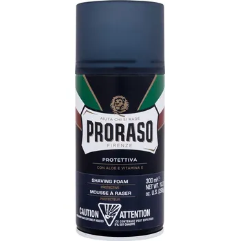 PRORASO Blue Shaving Foam pěna na holení s aloe vera a vitamínem e 300 ml pro muže