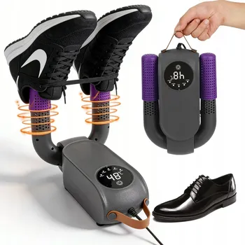 PŘENOSNÝ SUŠÁK NA BOTY, RUKAVICE, PONOŽKY A ČEPICE, ČERNÝ