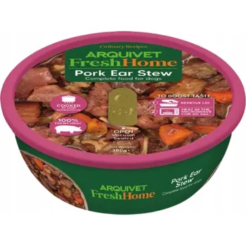 Krmivo pro psa Vlhké krmivo pro psy Arquivet Fresh Home Guláš z vepřových uší 280 g