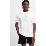 Bavlněné tričko New Balance MT51978WT bílá 00X, vel. XL