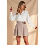 FIGL Mini sukně M1157 Béžová A-Line Fit S_M