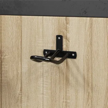 Věšák Věšák na uzdu nástěnný černý železo - 8721012384460