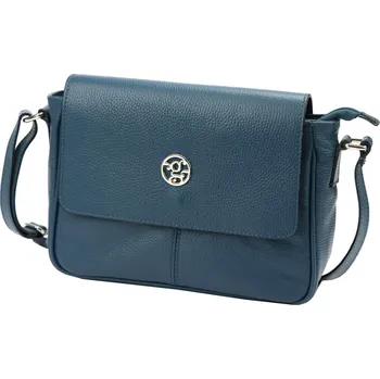 Módní doplněk Kožená kabelka Gregorio petrolejová KZ2254821