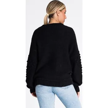 Dámský svetr FIGL Svetr M982 Černá Regular Fit OS