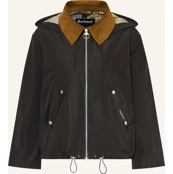 Dámský kabát Barbour Dámská Bunda Weaver, černá / koňaková / béžová, 38