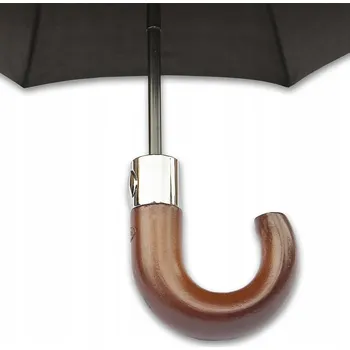 Deštník F.P.Parasol automatický skládací deštník s pouzdrem, černý