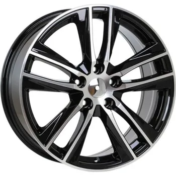 Auto-moto Alu kola Racing Line B5474, 18x7.5 5x112 ET46, černá + leštění