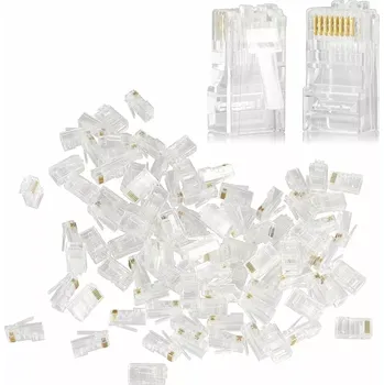 Síťový konektor Koncovky RJ45 8P8C – balení 100 ks