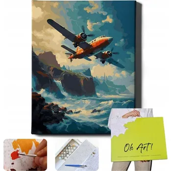 MALOVÁNÍ PODLE ČÍSEL Krajina Obrázky k Malování S RÁMEM 40x50 cm Oh Art