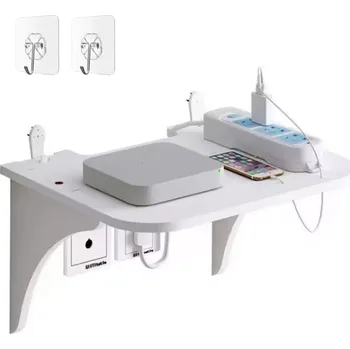 police Závěsná police na router SL14 bílá